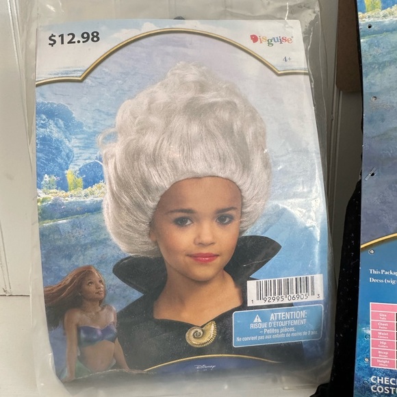 The Little Mermaid URSULA costume with separate wig included - Picture 8 of 13